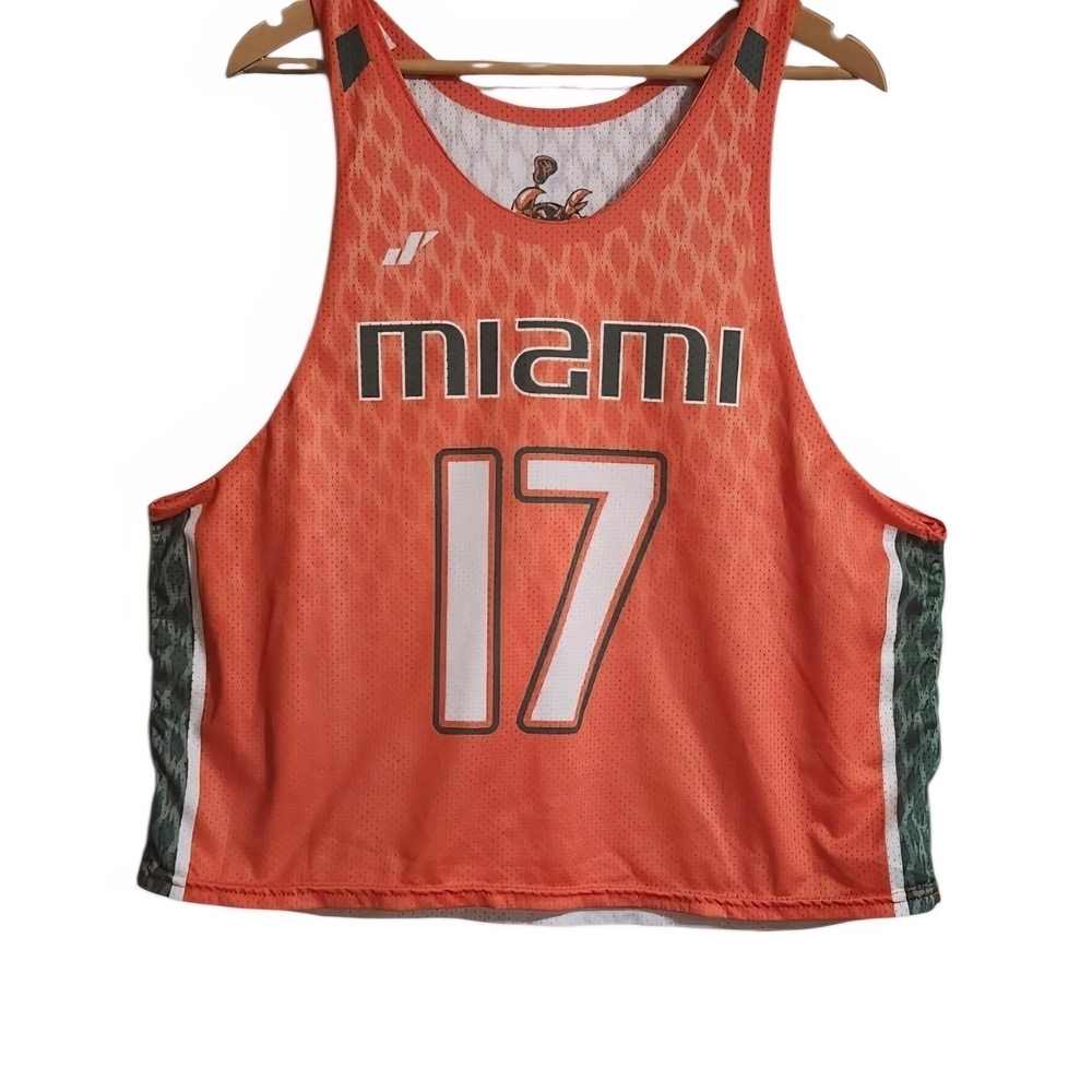 Miami University  Orange and White Women's Tank Top - Picture 4 of 5